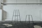 スツール脚【STOOL LEGS LOW/H400mm】/金具のみ/送料無料(北海道・沖縄・離島除く)