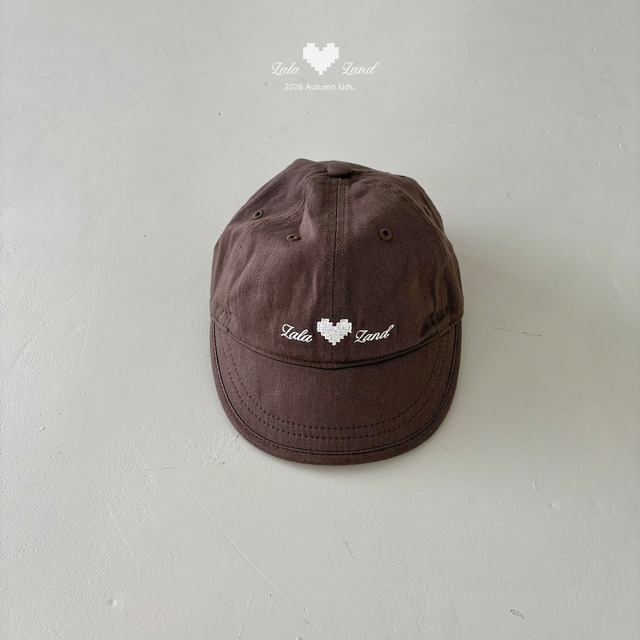 《予約》送料無料【lalaland】Heart Ball Cap