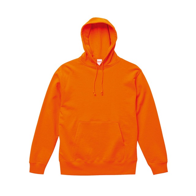 【オレンジ】10オンス スウェットプルオーバー 無地パーカー