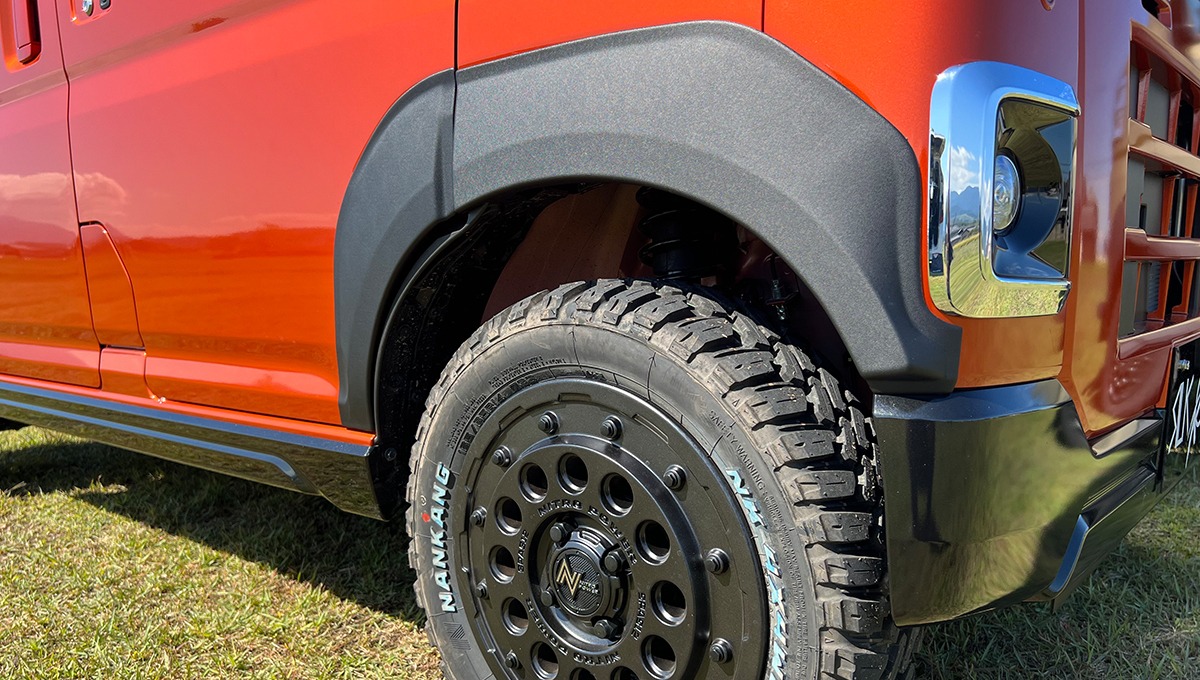 S700系 ABS黒シボタイプ《フェンダーエクステンション》【S700V/S710V 