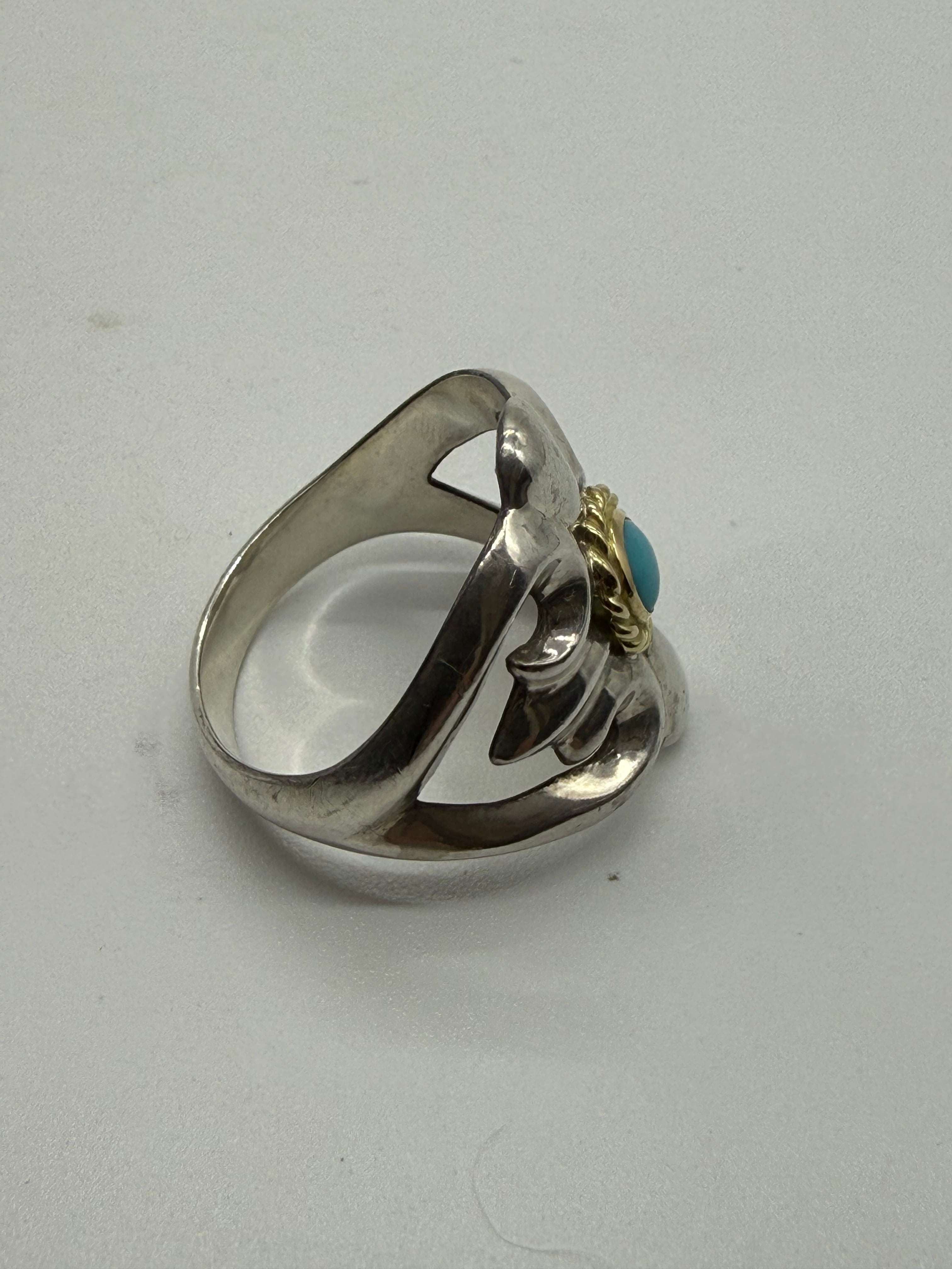 25号ゴローズ 美品 金縄ターコイズキャストリング | ゴローズ 通販