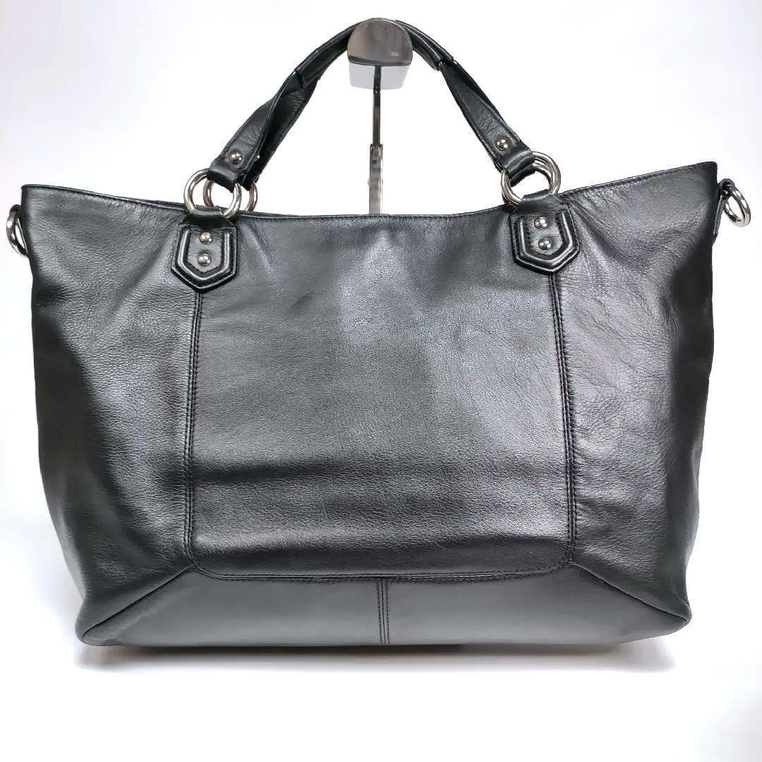 COACH コーチ 2way ハンドバッグ ショルダーバッグ ビジネス ブラック 