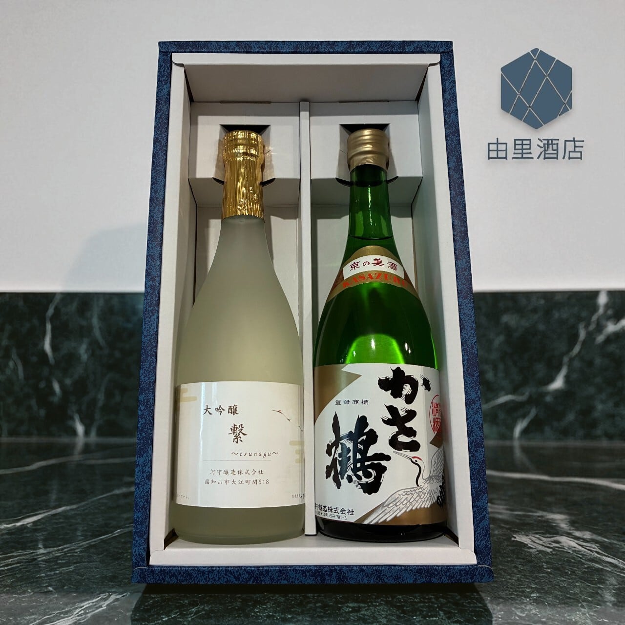 大吟醸 繋〜tsunagu〜』&『上撰 かさ鶴』4合瓶(720ml) | オンライン