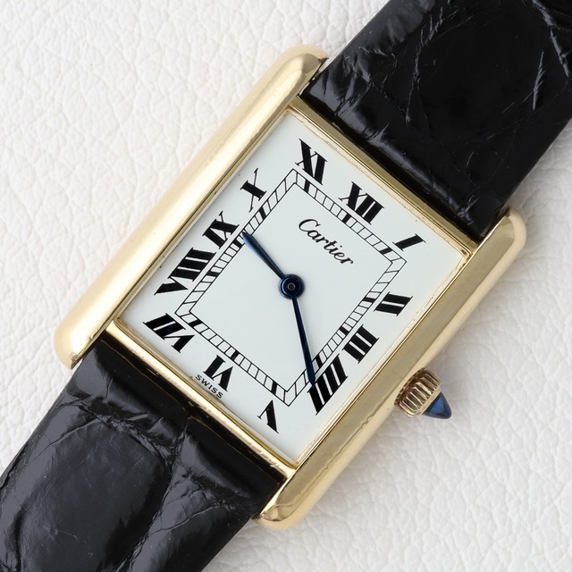 カルティエ プレマストタンク ヨーロッパ 手巻きモデル Ref.4　ノークラック