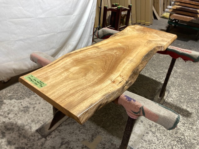 クス9252　楠　一枚板無垢材　1790x470-440-550x40mm 天板のみ　ダイニングテーブル 　ローテーブル　センターテーブル　天板　樟　くすのき