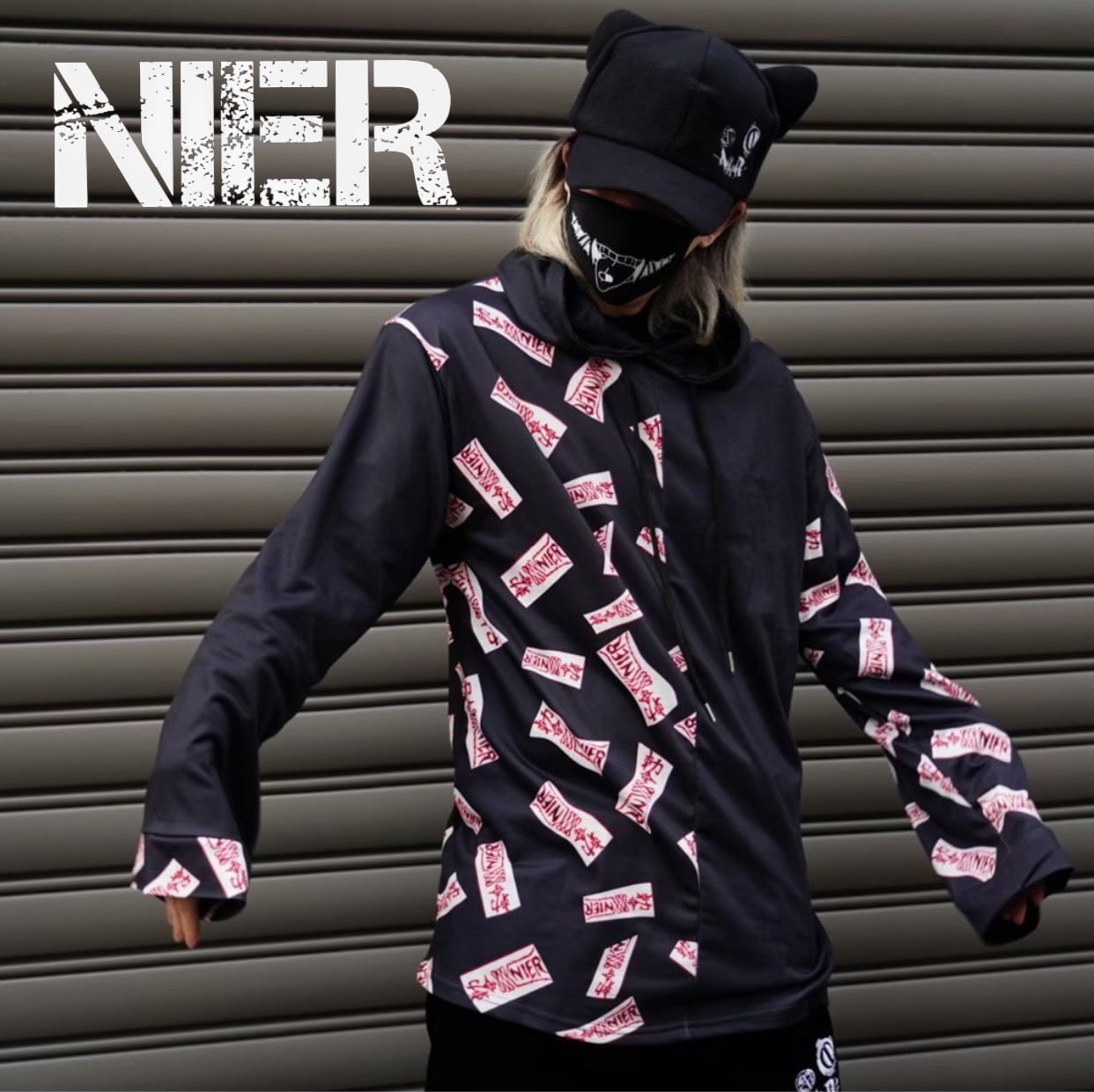 ワイドスリーブパーカー | NIER CLOTHING powered by BASE