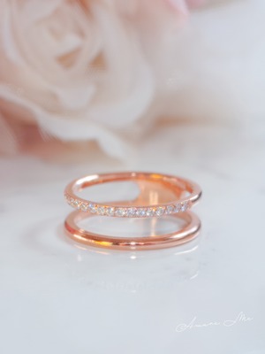 4/29[水] 新発売 Simple layered ring