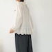 2色/裾カットワーク刺繍ブラウス ・12559