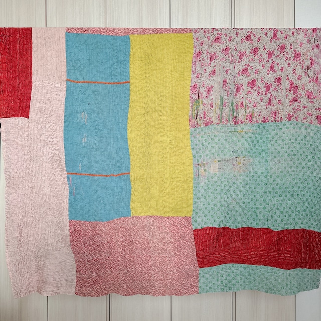 インド ヴィンテージカンタキルト VK006 | 142cm × 200cm