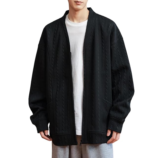 50s~60s Unknown EMAR Zip Vintage Fade Full Zip Sweat Cardigan | PAY ID
