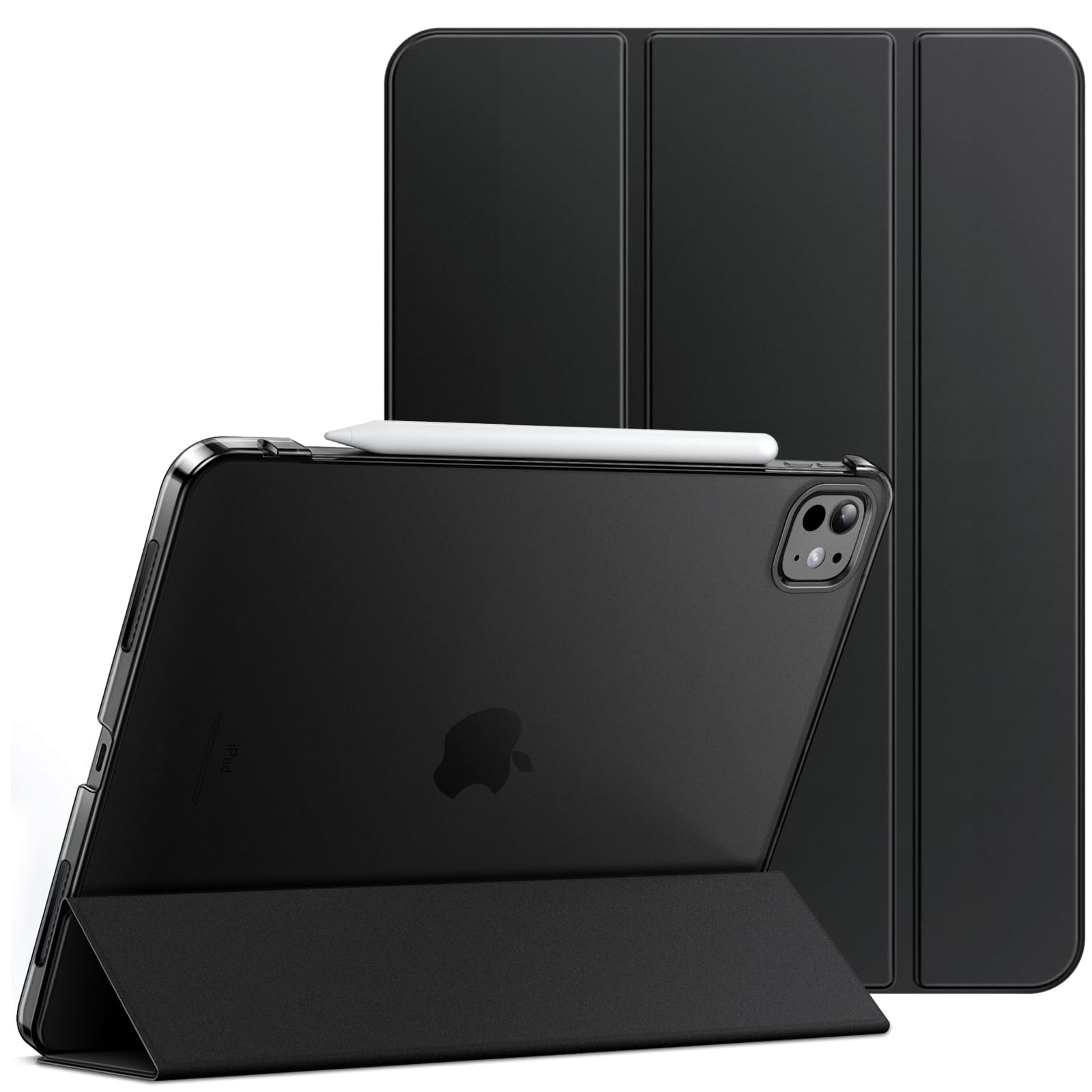 JETech iPad Pro 11インチ M5/M4 (2025/2024)用 ケースカバー (ブラック)