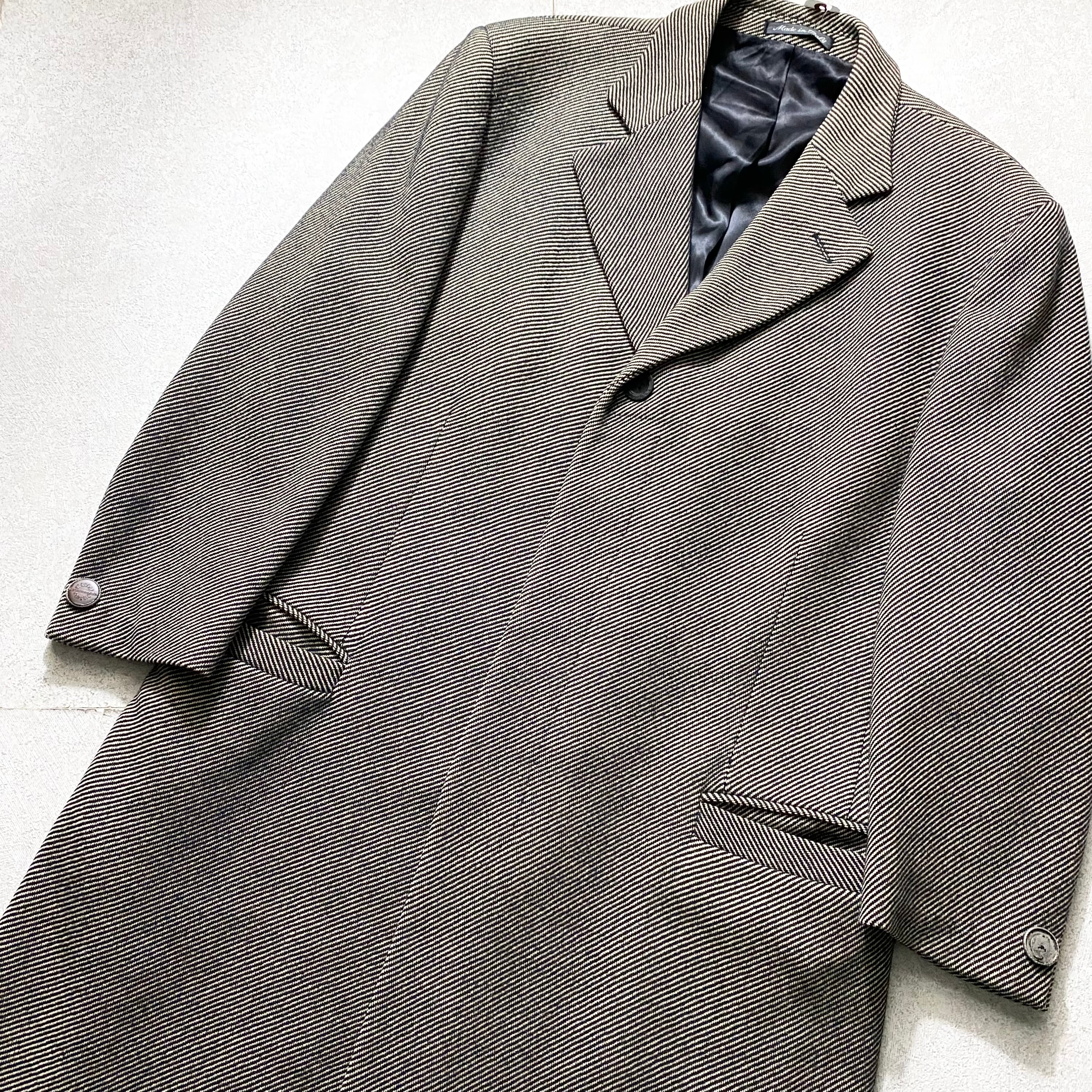 vintage VERSACE CLASSIC V2 tweed coat | NOIR ONLINE