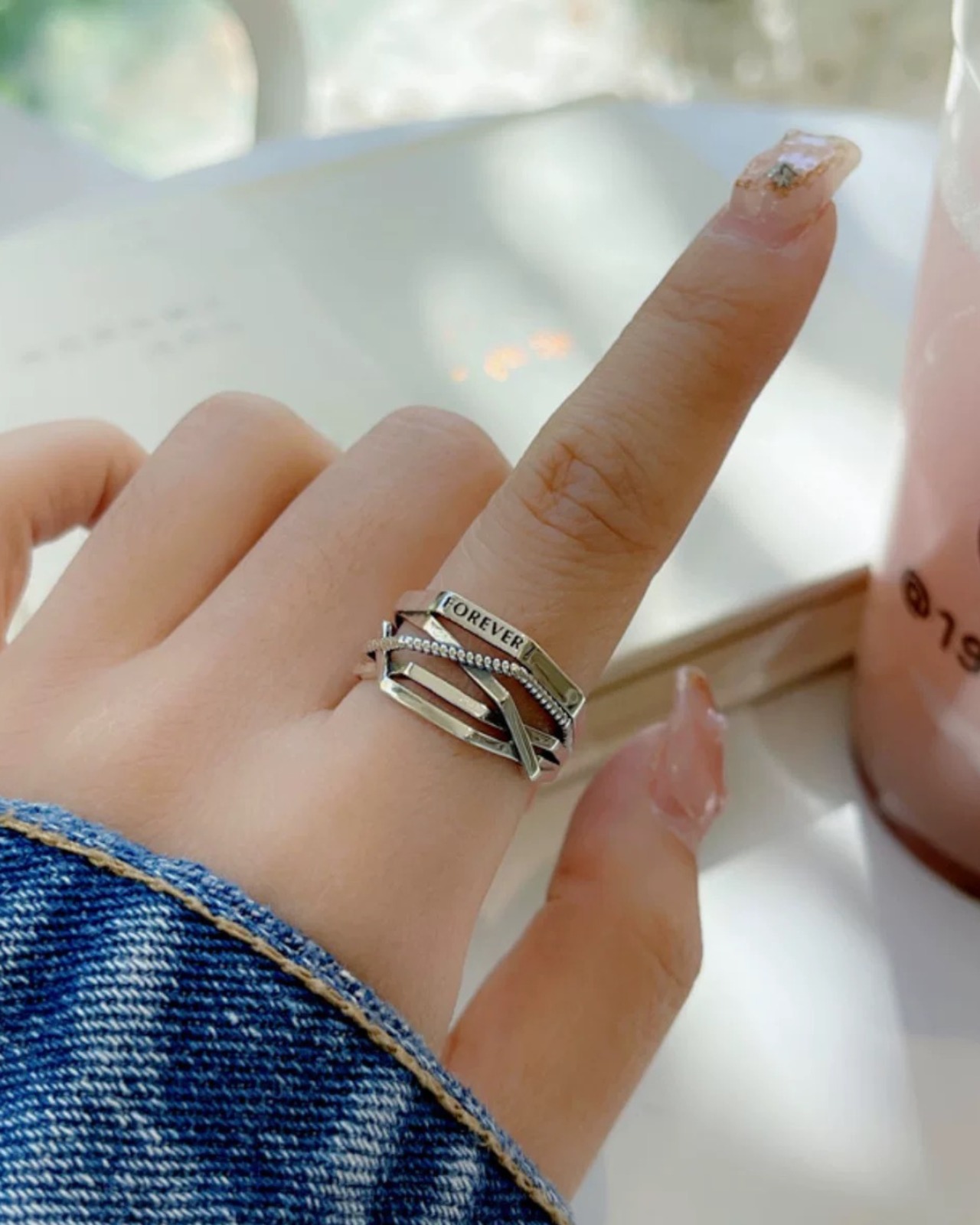 フォエバーシルバーリング A0403 - 1