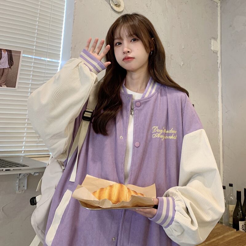 コーデュロイジャケット スプリングオータムスタイルルーズスタンダード レトロ 春物 秋物 スーパーモール85043323645