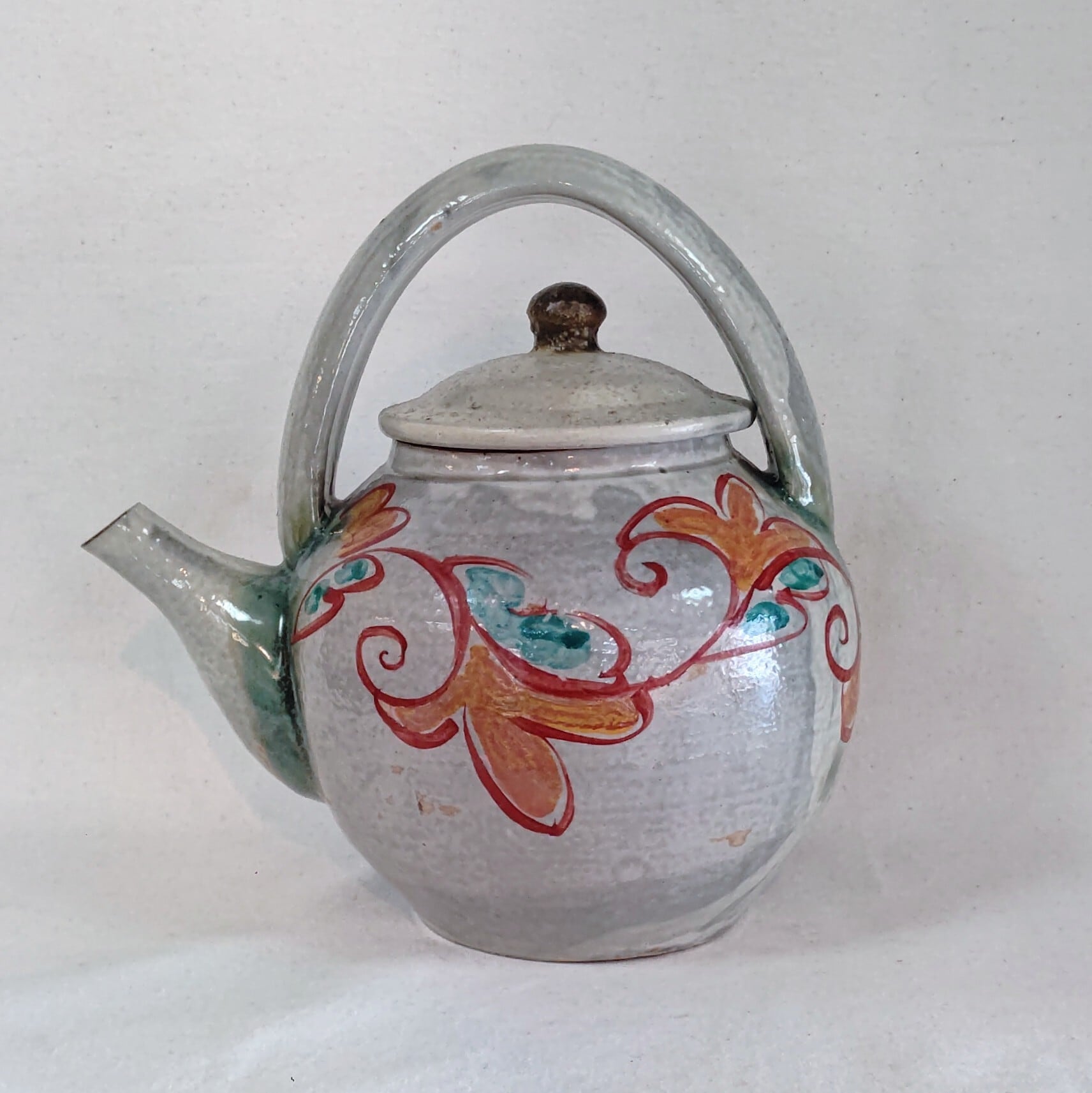 赤絵唐草文按瓶 上江洲茂生 | vintage123