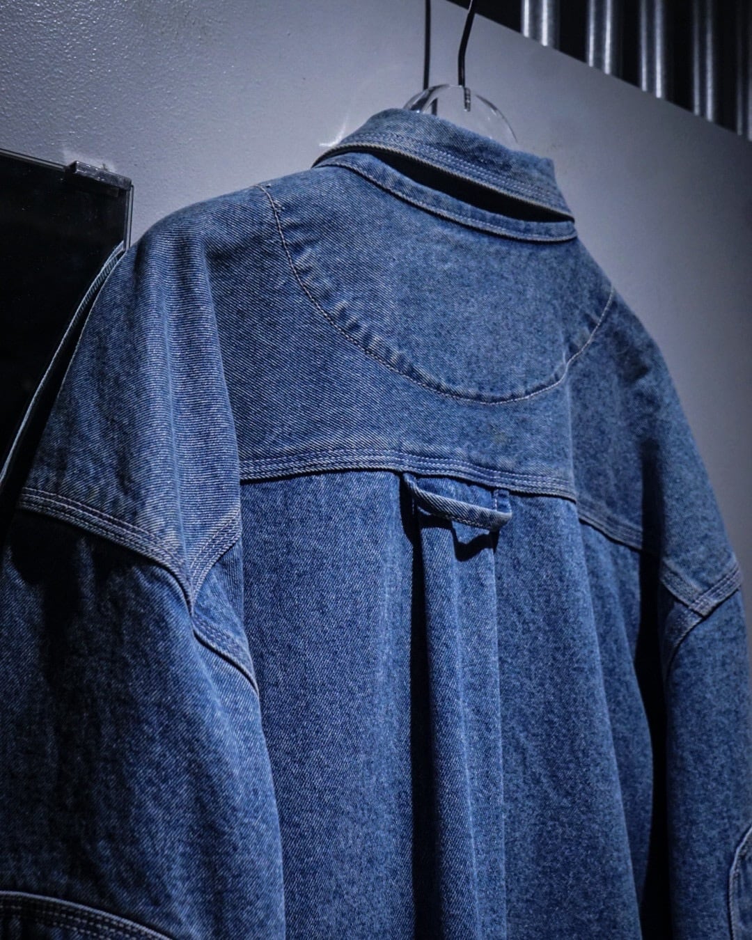 add (C) vintage】“MACGEAR” Good Aging Vintage Zip Up Denim Jacket