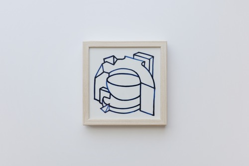 瀬戸焼絵付けタイル「object-8」