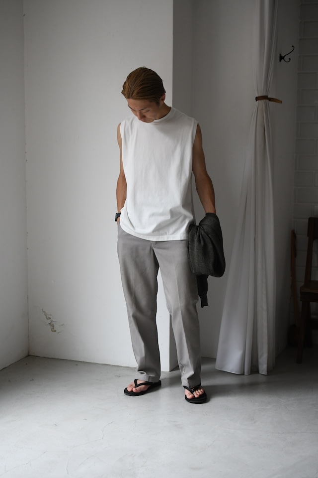 awasa / 2-pack sleeveles t-shirts (White)