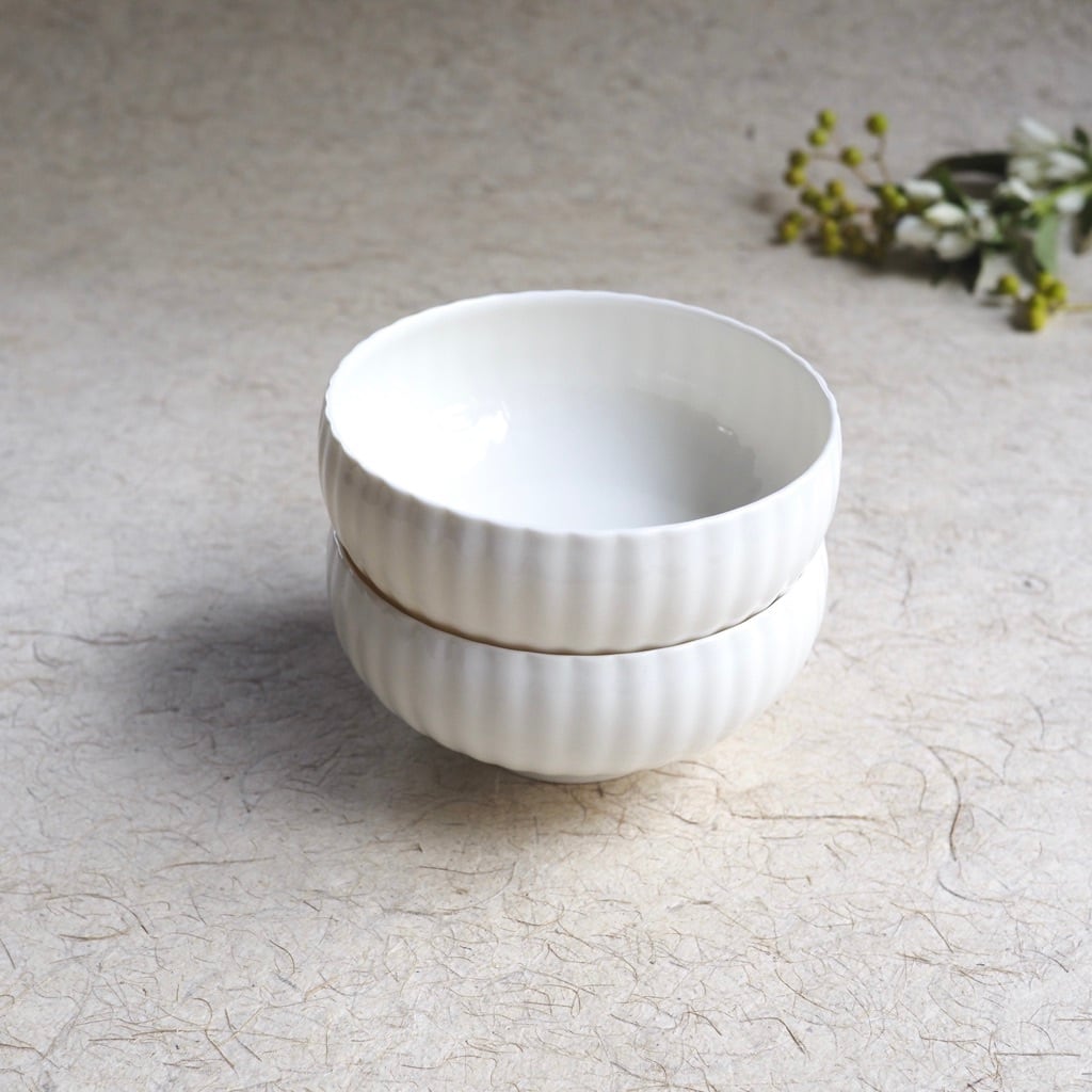 色原 昌希/白磁 リンカbowl