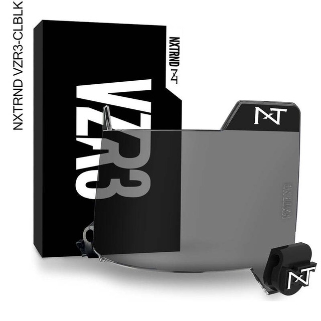 NXTRND製 VZR3 アメフト アイシールド クリアブラック