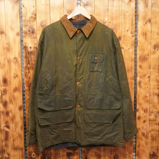 80s90s ralphlauren polosportsman オイルド　ハンティングジャケット　L/ラルフローレン　ポロスポーツマン　usa製
