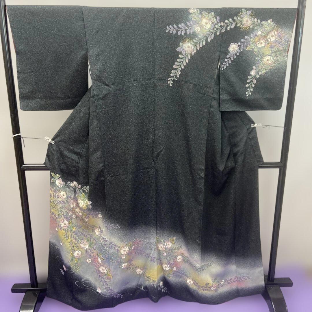 4584 汕頭刺繍 螺鈿 袋帯 正絹 六通 ベージュ | Donfamily