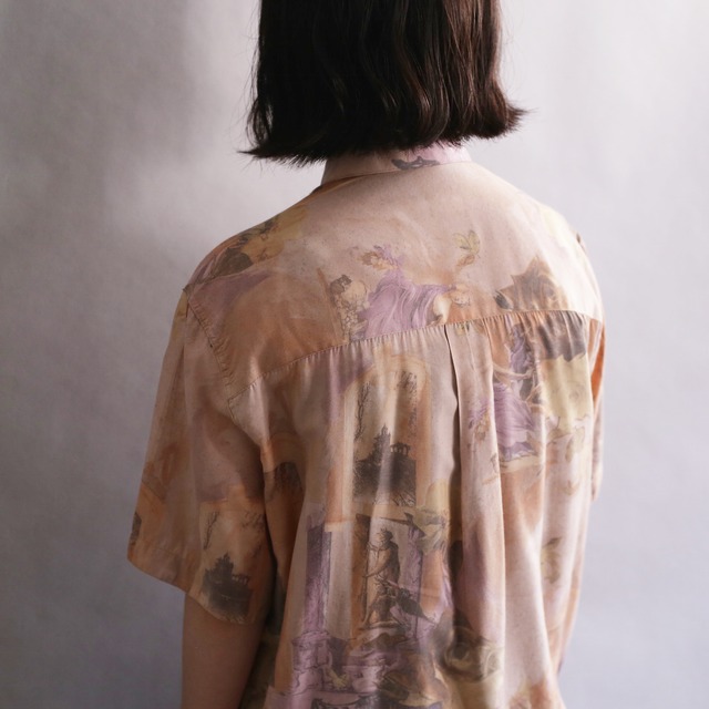 pail tone color art graphic h/s shirt 