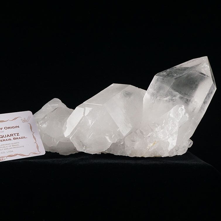 1.7Kg 水晶 クラスター 原石 セルフヒールド ブラジル ミナスジェライス州 コリント産 レムリアンシード 証明書付属 一点物 282-389