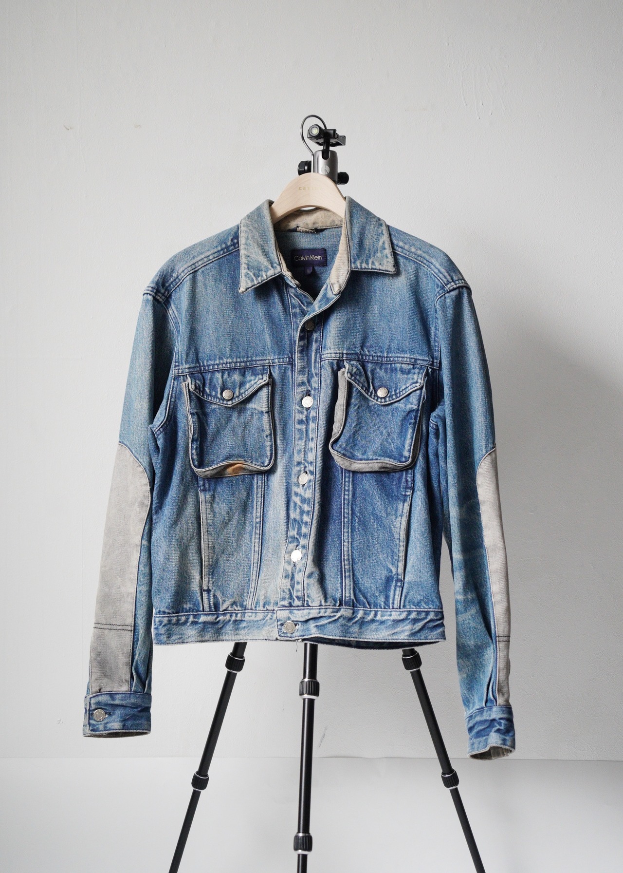 80's Calvin Klein switching denim jacket