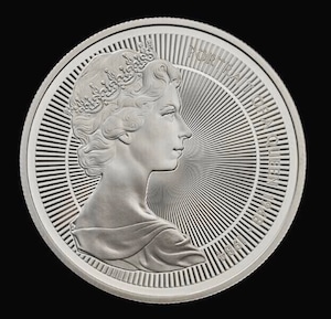 2026年発行 【Trial Piece】エリザベス2世肖像セカンドバースト/ヤングヘッド５ポンド銀貨