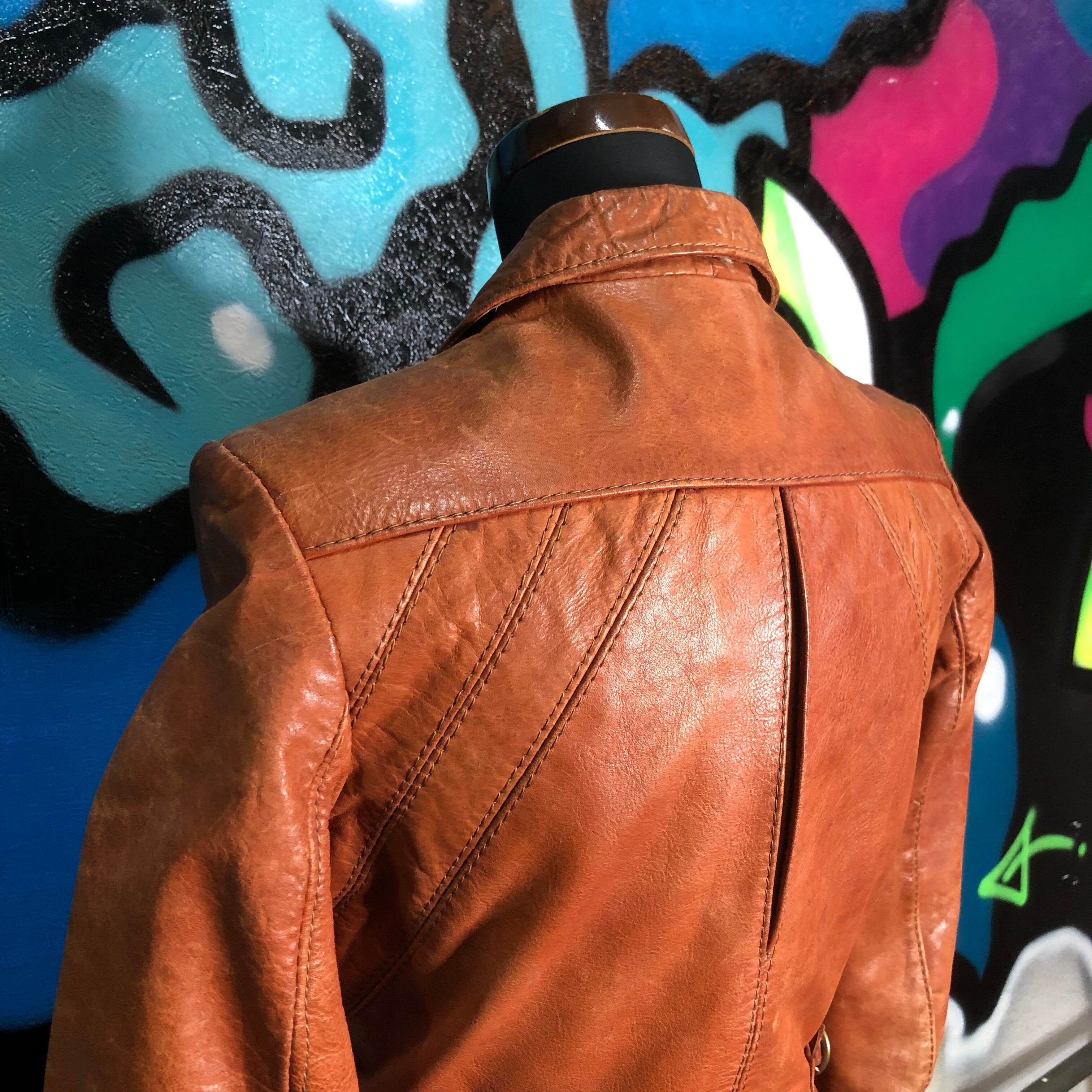 70's USA Vintage leather jacket Gandalf Richard Mark Buchanan