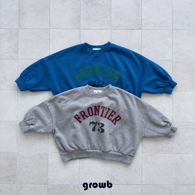 【取寄】growb｜frontier mtm｜フロンティアスウェット｜XS-JM｜kids&jr｜26 autumn