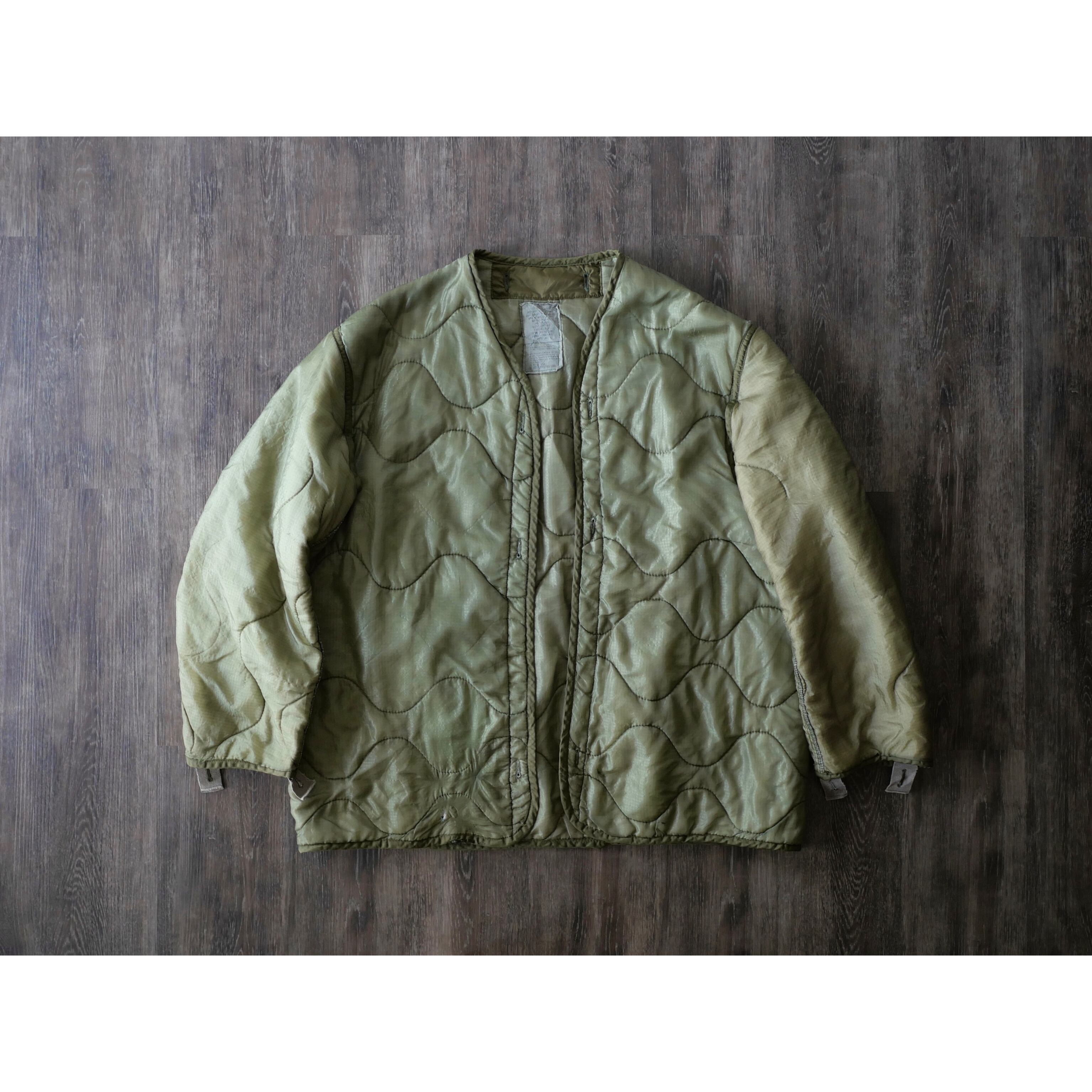 80s usarmy quilting liner jkt “M-65” 米軍 キルティングジャケット