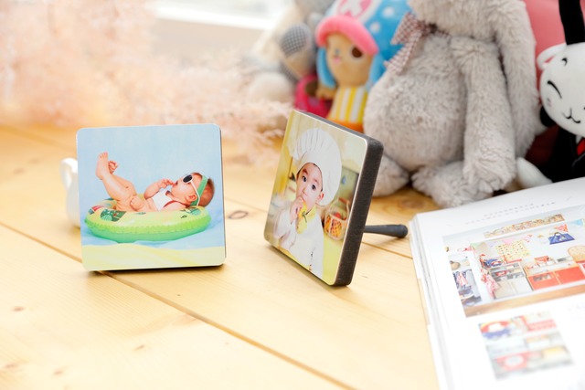 オーダーメイドフォトスタンド90B(正方形/S/枠なし)/Instagram印刷などに最適/オンラインフォトプリント