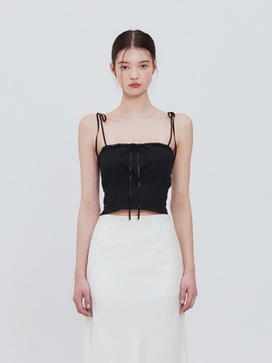 [NOT YOUR ROSE] Eve top (Black)