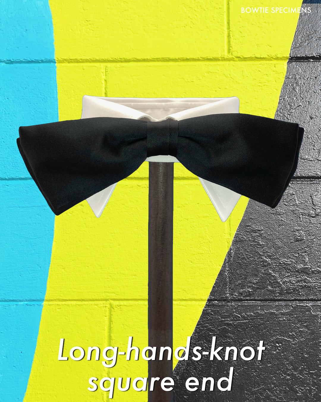 復刻版 ロングハンズノット スクエアエンド ブラックサテン ソリッド 作り結び型 蝶ネクタイ デザイン 黒 リボン 女子 女性にも 蝶ネクタイ ブランド Bowtie Specimens 復刻版 ロングハンズノット スクエアエンド ブラックサテン ソリッド 作り結び型 蝶ネクタイ デザイン 黒 リボン 女子 女性にも 蝶ネクタイ ブランド Bowtie Specimens