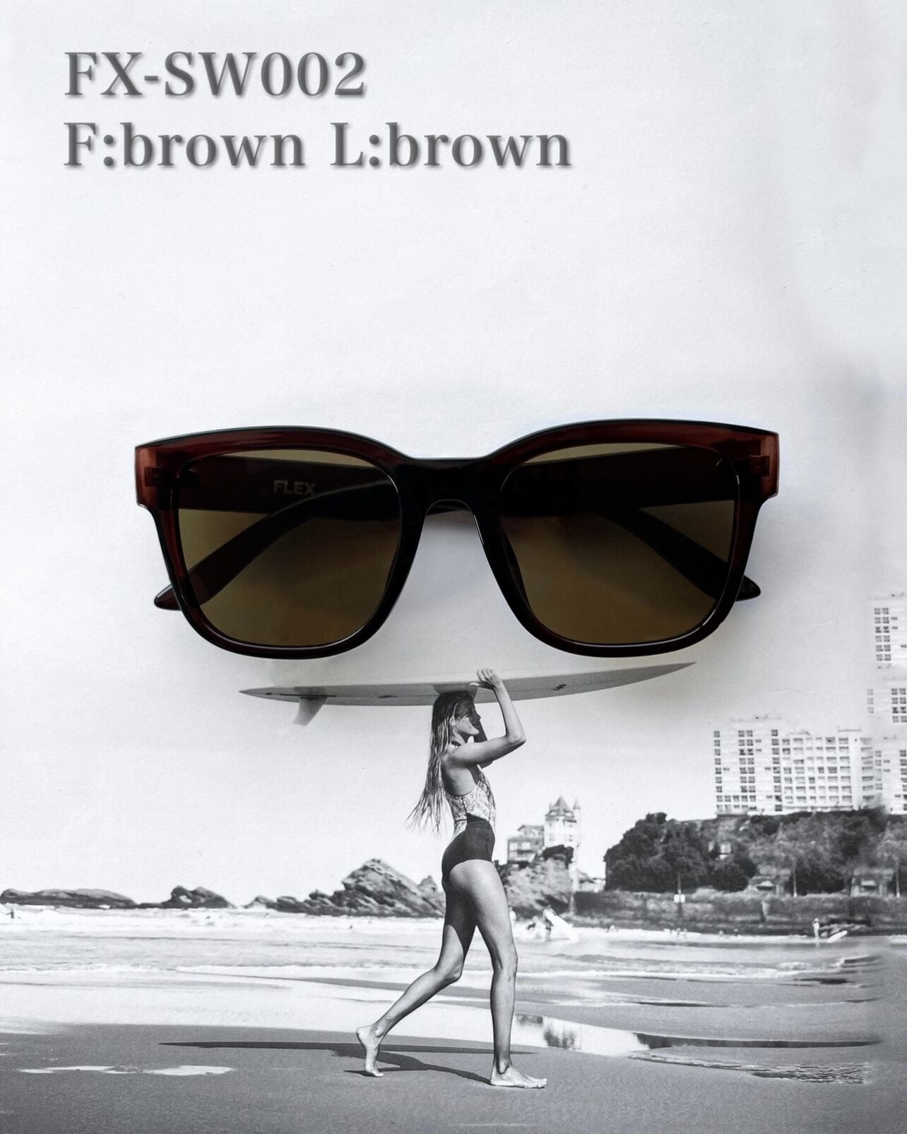 5colors】square wide sunglasses | FLEX公式｜SNSで話題のアイウェア