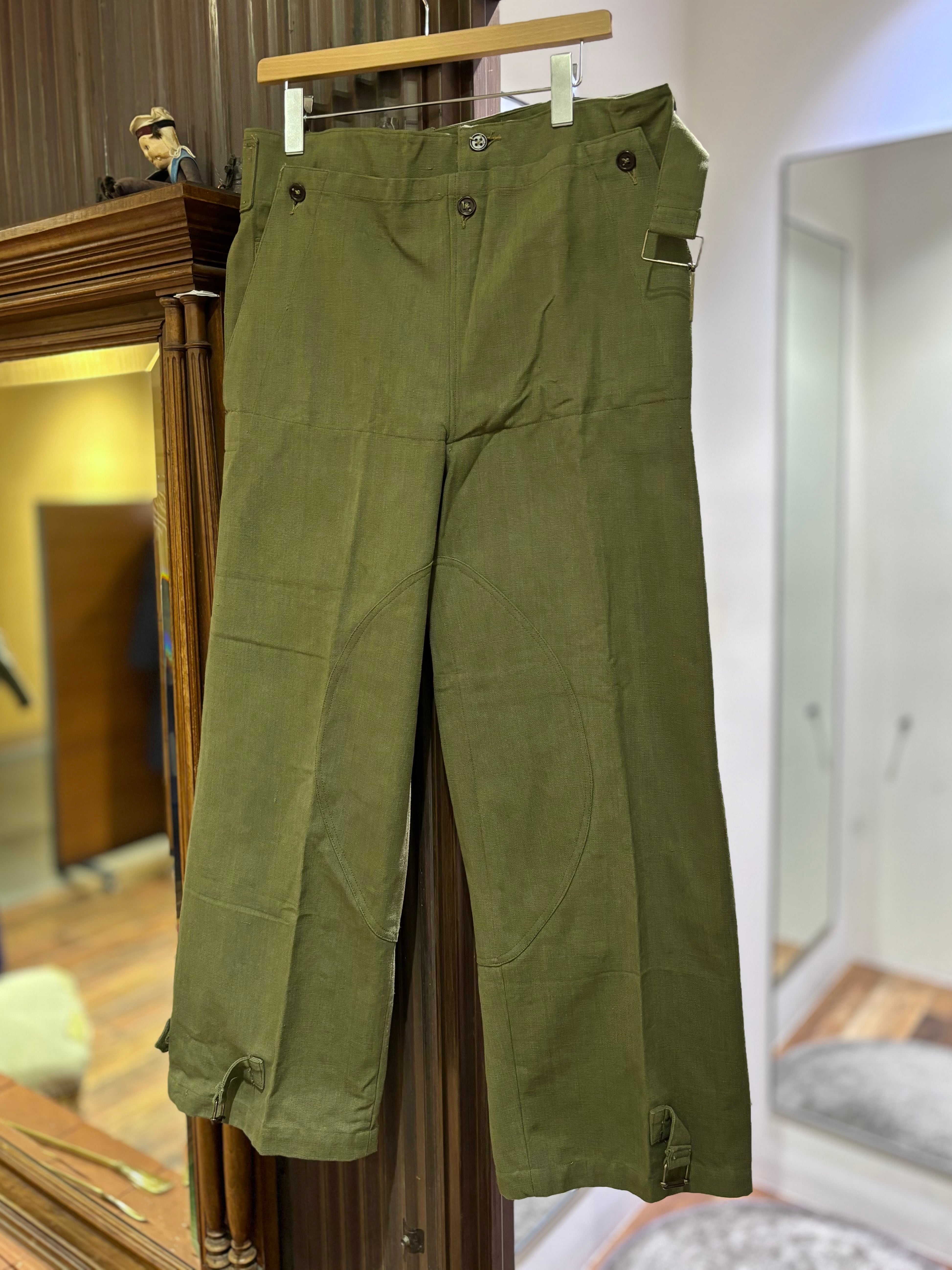 フランス軍 1952 FRENCH ARMY MOTORCYCLE PANTS DEAD STOCK | STRAYSHEEP ONLINE