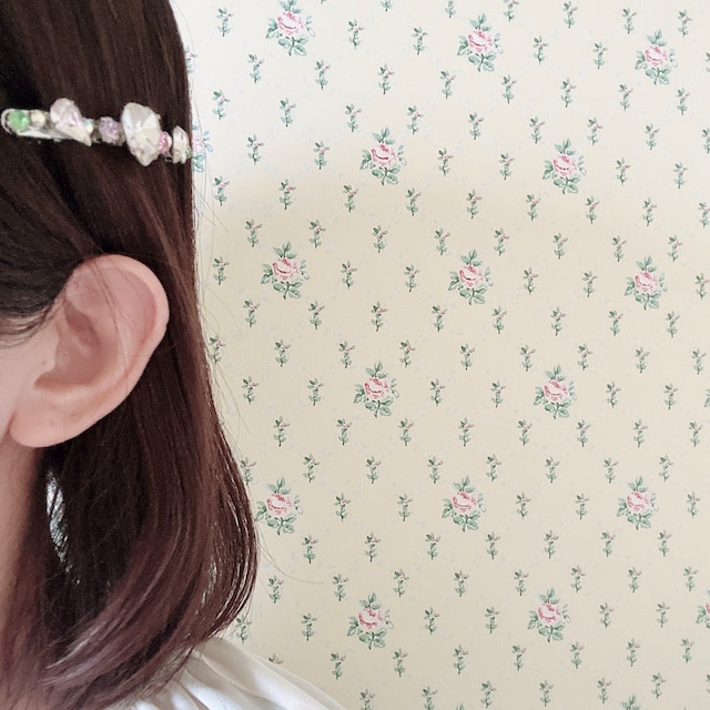 VINTAGE/HEART BARETTE