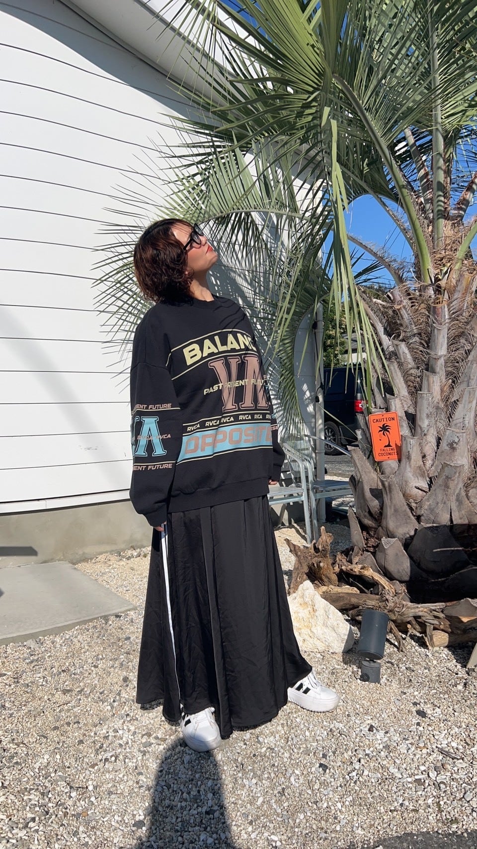 RVCA ビックシルエット トレーナー ￥10,500(￥11,550)