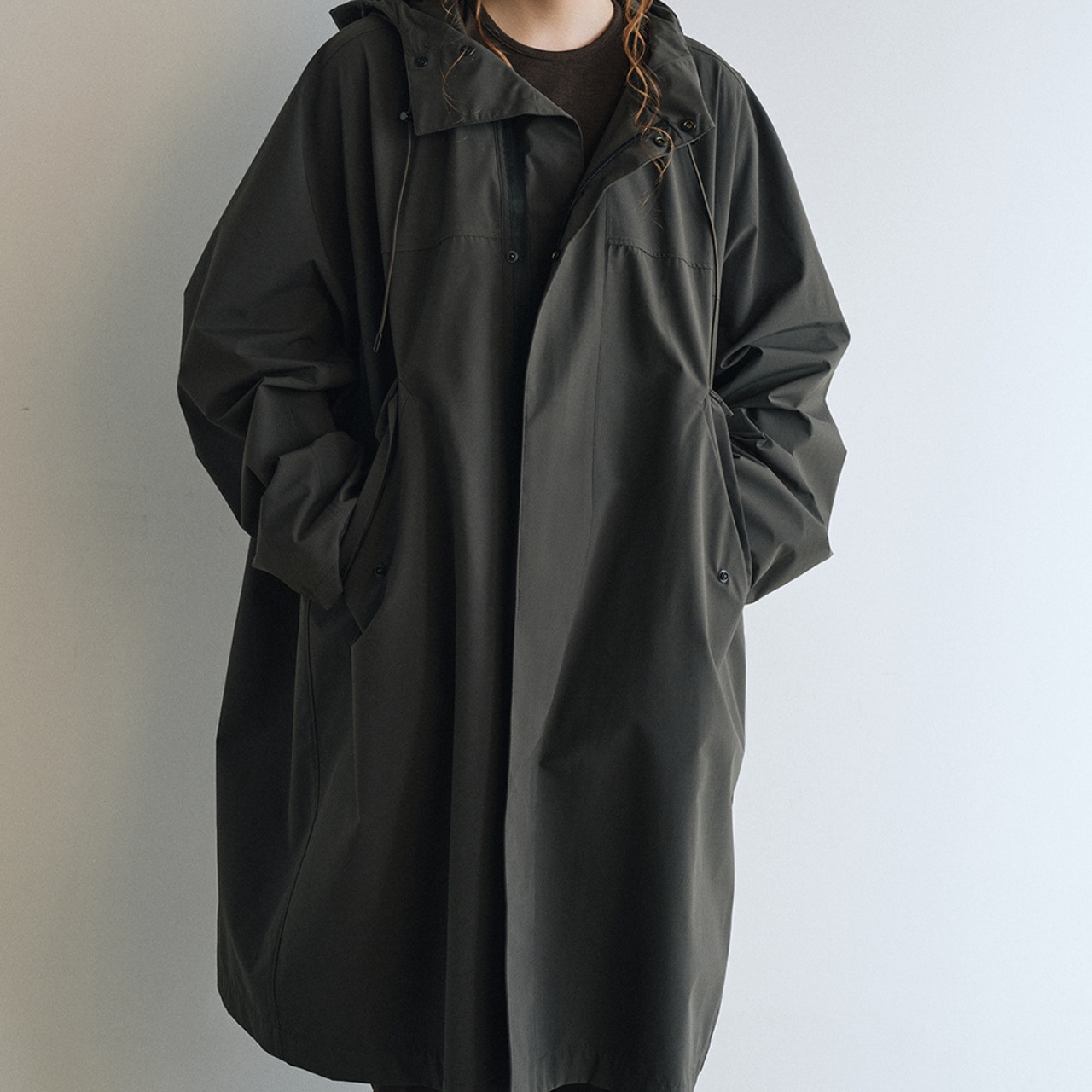 Oversized Hooded Coat T3727