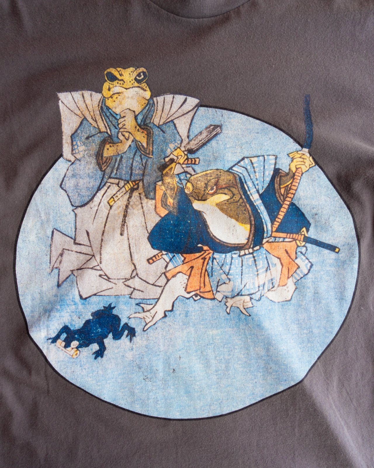 【古着】"歌川国芳” カエル浮世絵 アートTシャツ - 2