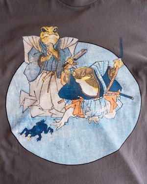 【古着】"歌川国芳” カエル浮世絵 アートTシャツ