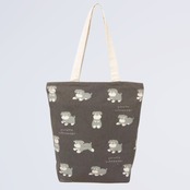 Mintinn A4縦型トートバッグ 26008 ゆるっとルーク 犬柄