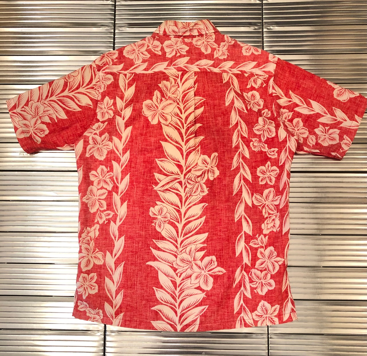 1968年ハワイで購入】jajaアロハシャツ 馬鹿らしい