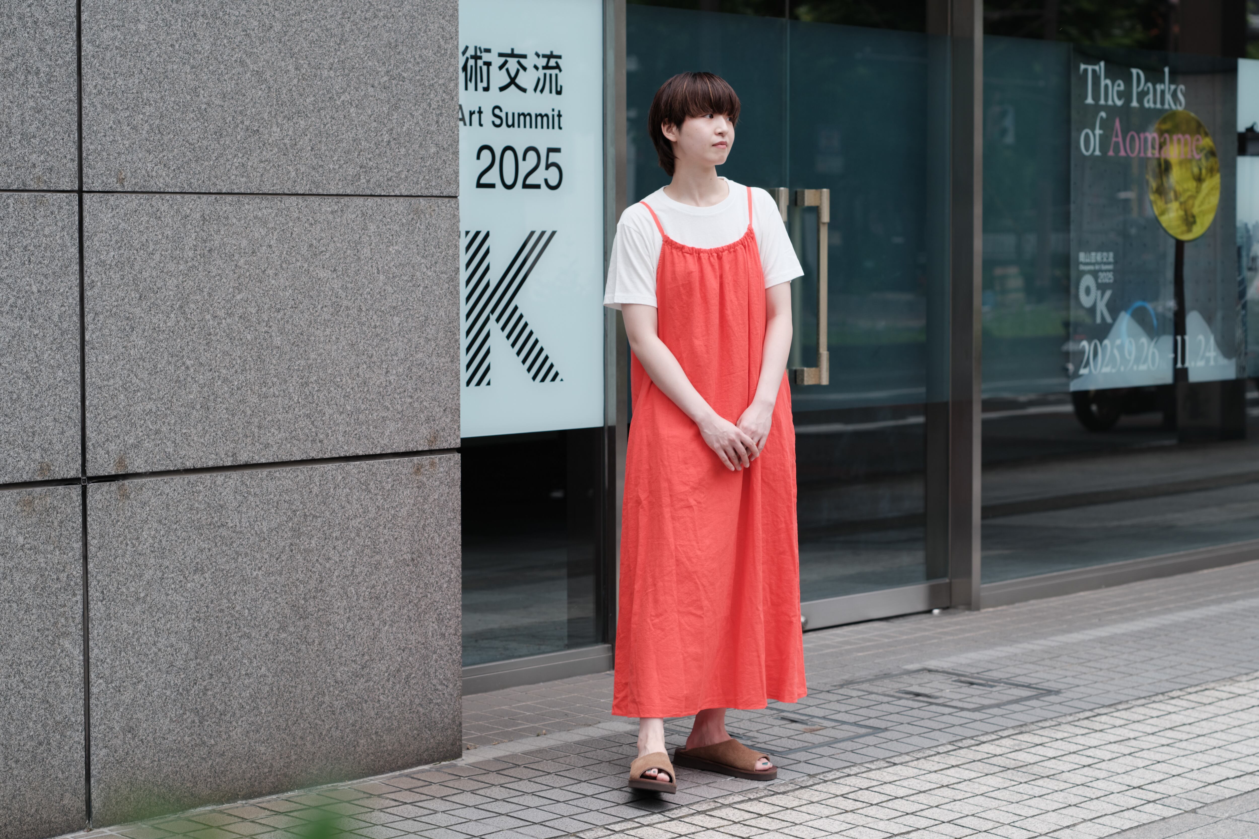 maillot】 linen rich cami OP | theater(シアター)