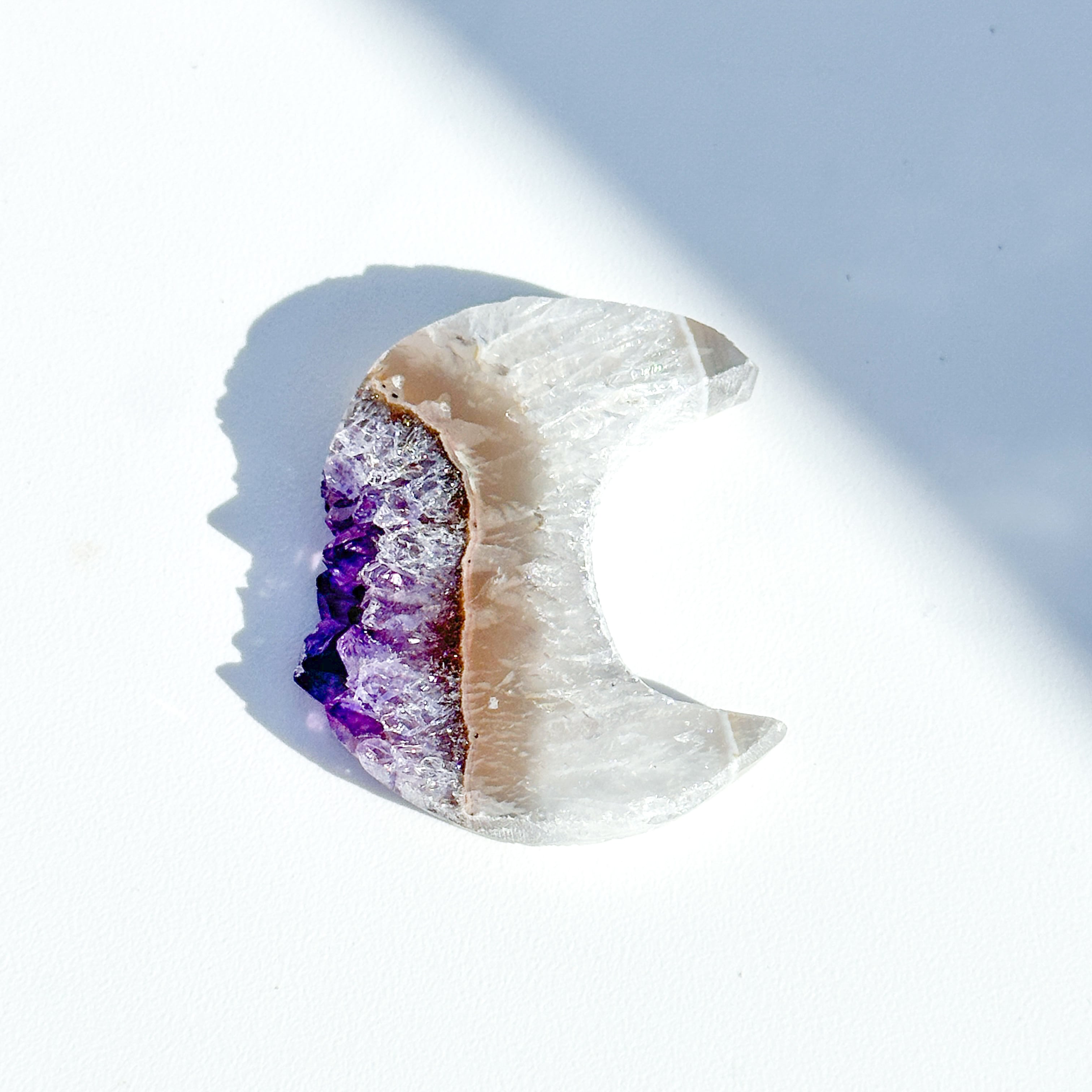 【 美しいアメジスト 瑪瑙 アゲート 大きい ユニコーン ペガサス 約684g アゲート×アメジスト 月92◇ Agate × Amethyst ◇天然石・鉱物