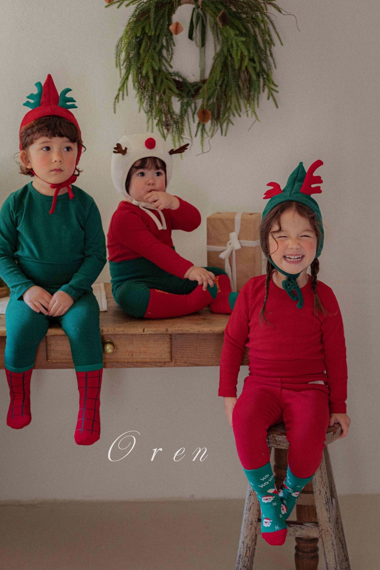 Oren X-mas［取寄］hoho santa roomwear setup