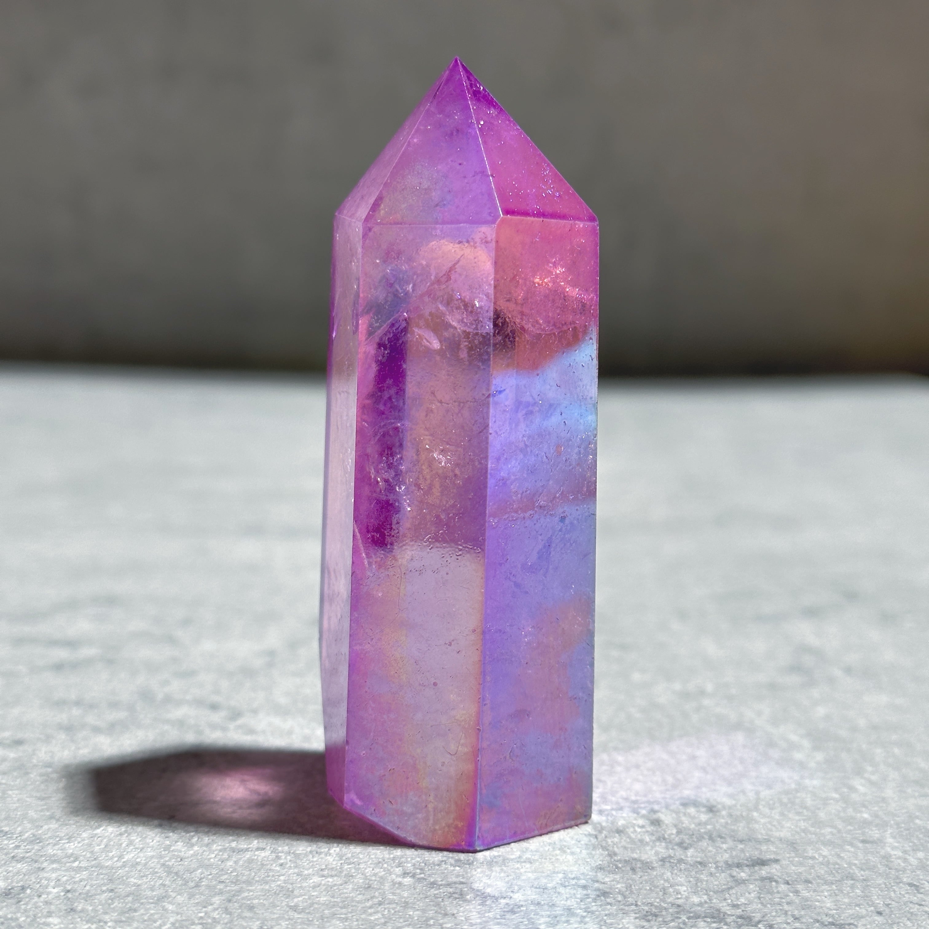 ルビーピンクオーラクォーツ クリスタル