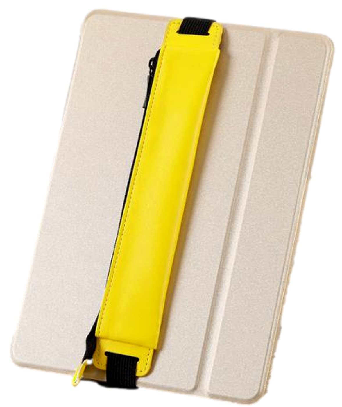 S.fields.inc ブックバンドペンケース ペンホルダー 手帳 タブレット iPad用 タッチペン puレザー (イエロー)
